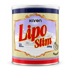 پودر لیپو اسلیم کارن با طعم موز 300 گرم 